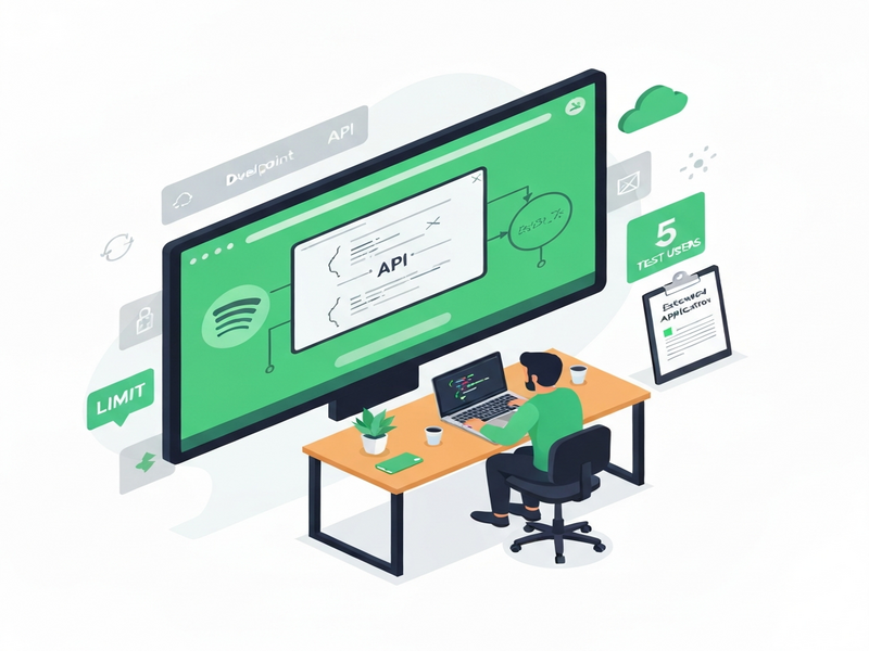 Spotify Developer Mode changes illustration