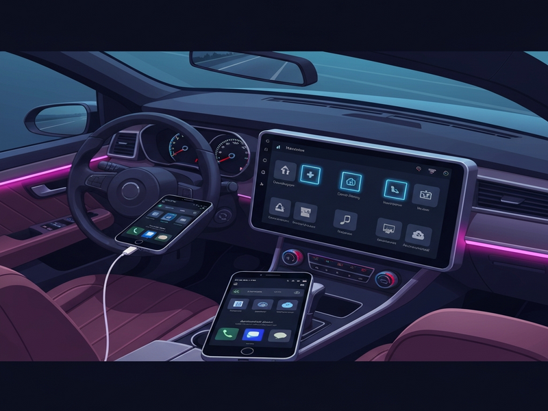 Android Auto secret menu illustration