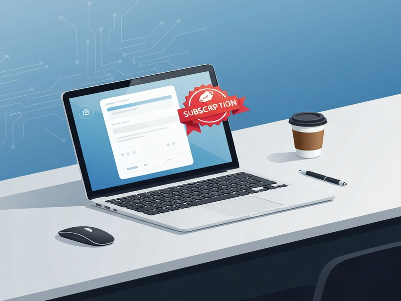 HP laptop subscription illustration