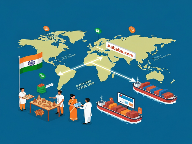 India Alibaba.com partnership infographic
