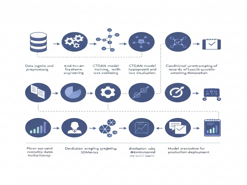 CTGAN‑SDV pipeline illustration