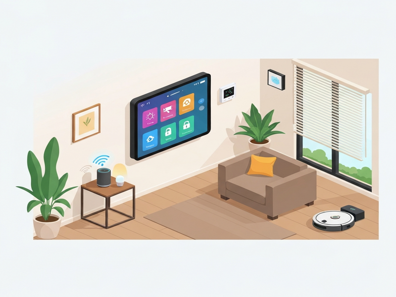 Smart home spending and burnout illustration