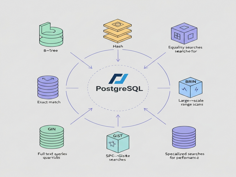 Illustration of PostgreSQL index types