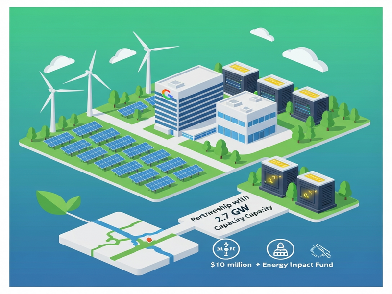 Google data center power strategy illustration