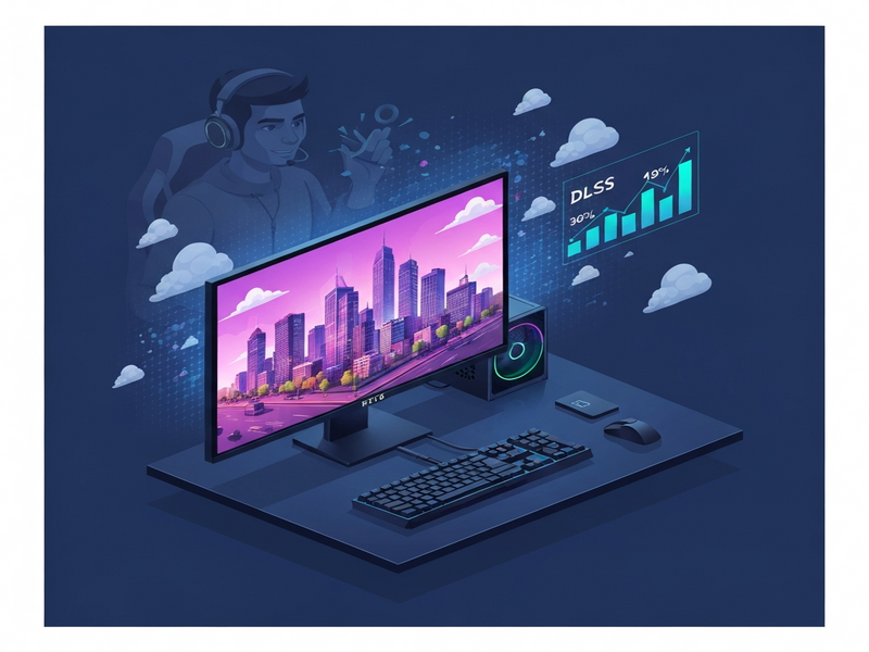 NVIDIA DLSS 5 AI rendering illustration