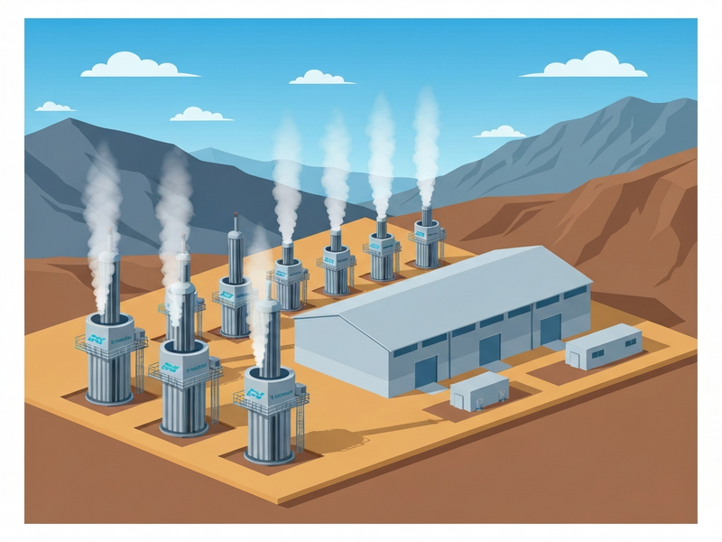 Fervo Energy Cape Station geothermal plant rendering