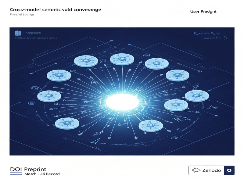 Cross‑Model Semantic Void Convergence illustration