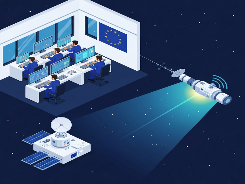 European mission to reconnect lost spacecraft illustration