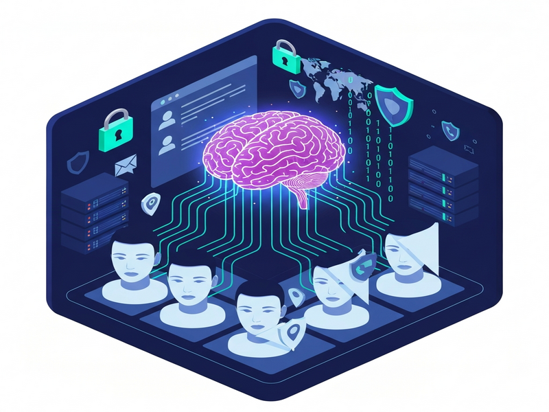AI privacy illustration