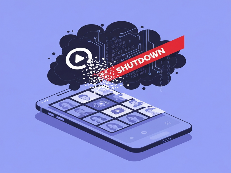 OpenAI Sora shutdown illustration