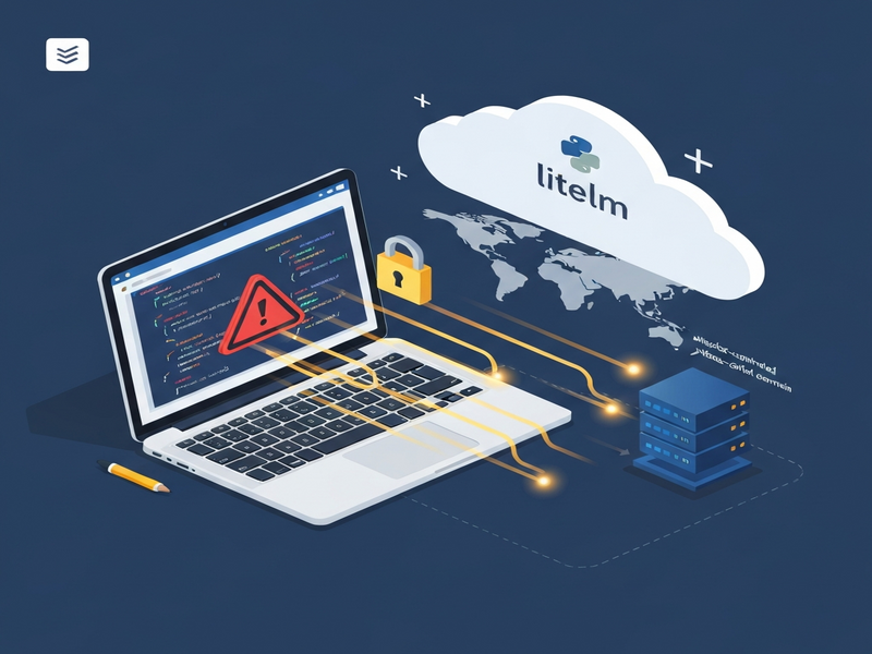 Critical litellm vulnerability illustration