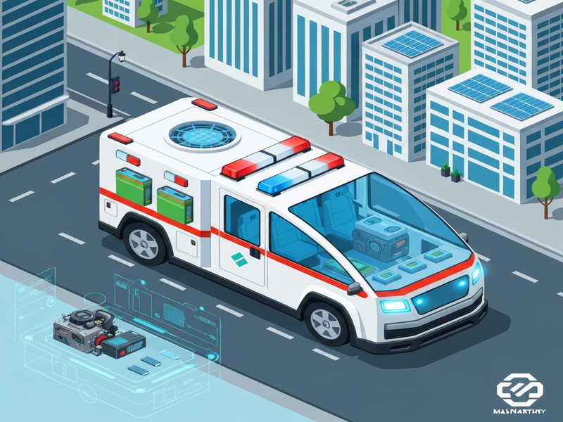 Harbinger hybrid emergency vehicle illustration
