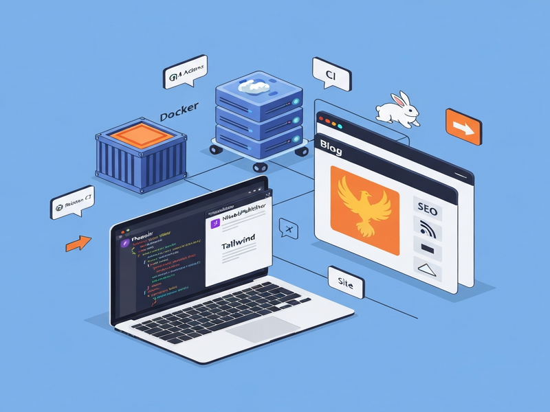 Elixir Phoenix Blog Architecture Diagram