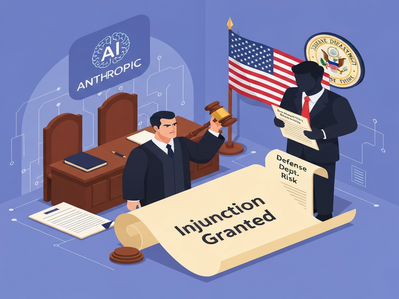 Anthropic injunction illustration