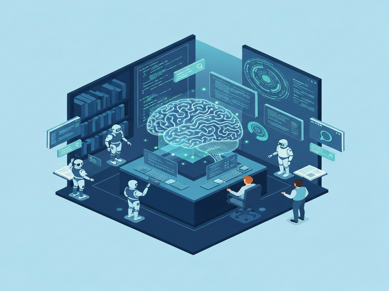 AI research illustration