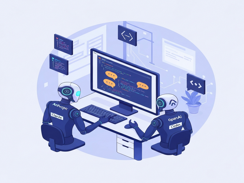 Agent-to-agent pair programming diagram