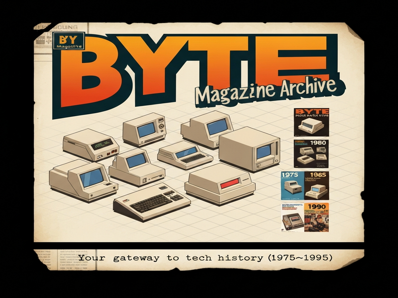 Retro Byte Magazine cover