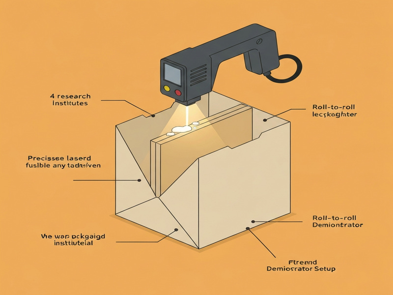 Adhesive-free paper packaging illustration
