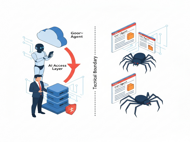 Google Agent vs Googlebot illustration