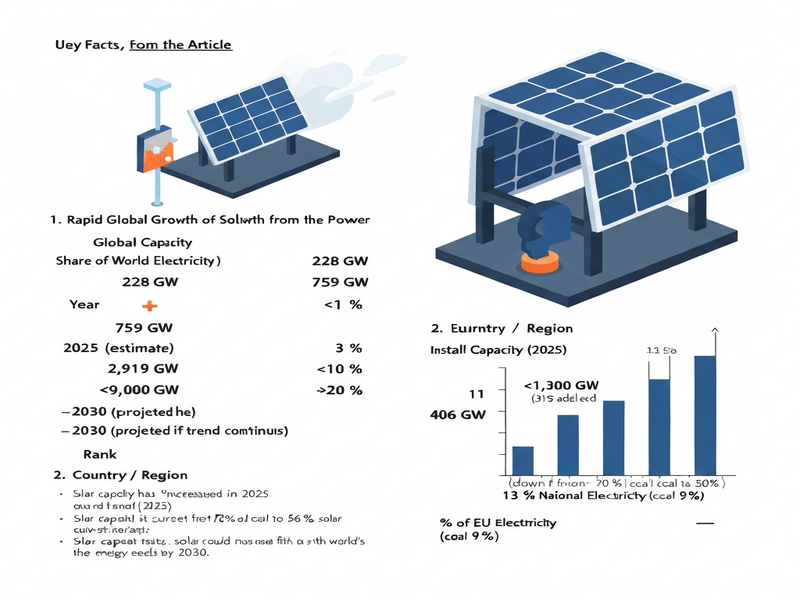 Solar power growth chart