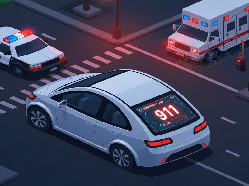Robotaxi emergency scenario