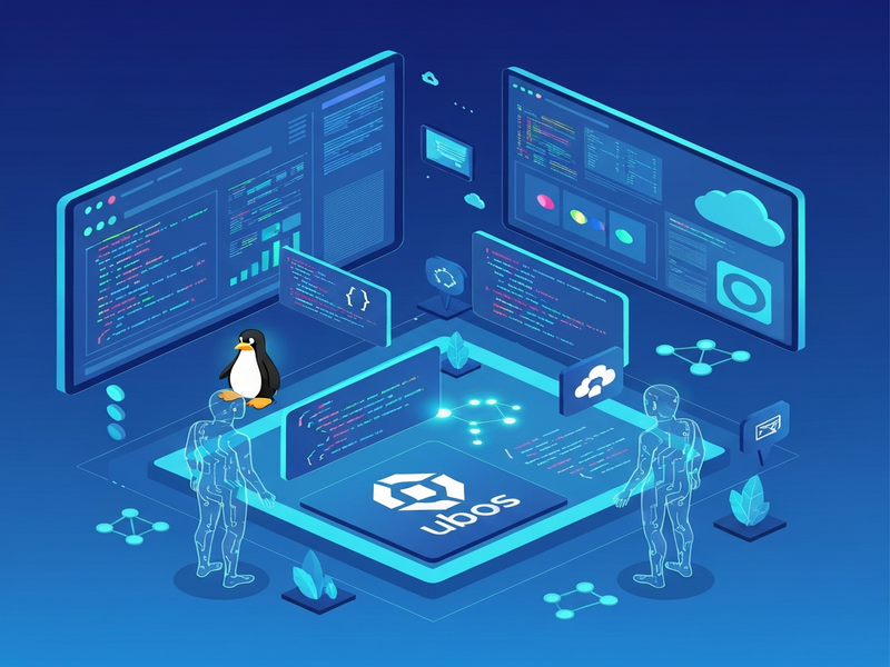 AI agents and free software illustration