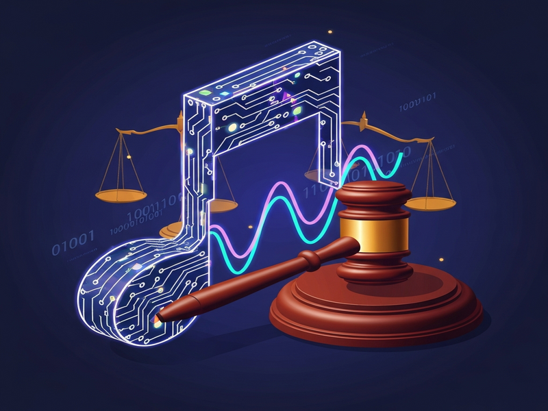 AI music illustration