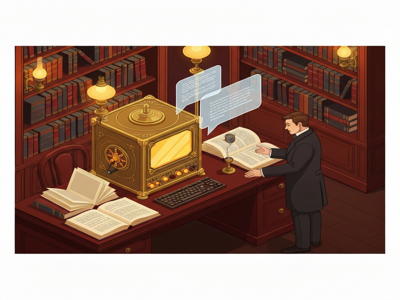 Mr. Chatterbox illustration