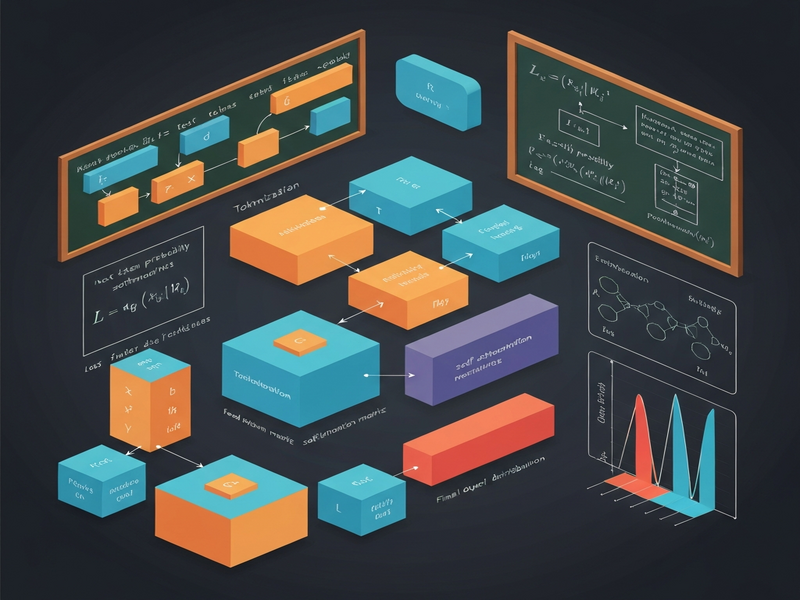 Mathematical formulation of large language models