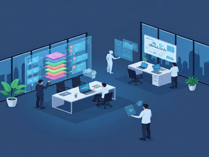 Enterprise Agentic AI Process Layer Illustration