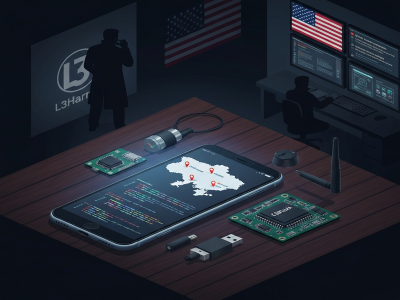 Illustration of iPhone hacking tools and cyber‑espionage
