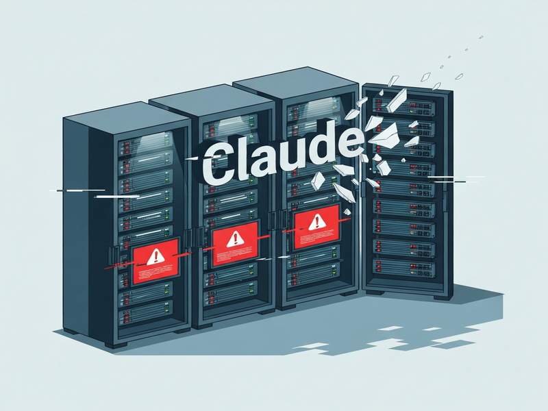 Claude AI outage illustration