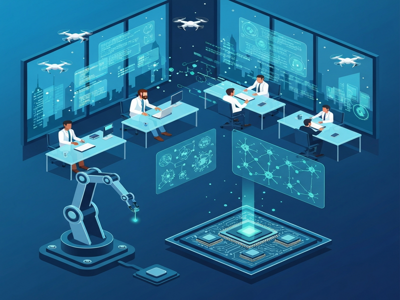 UBOS AI research and automation illustration