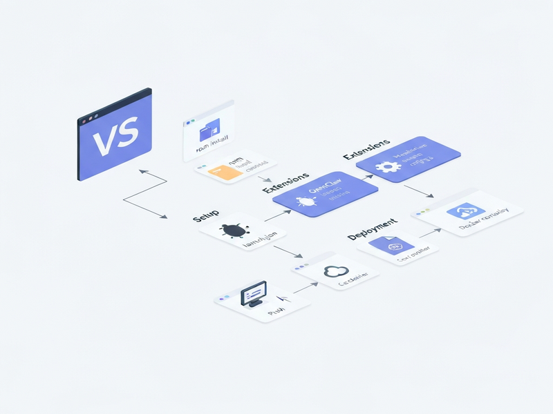 OpenClaw VS Code workflow diagram