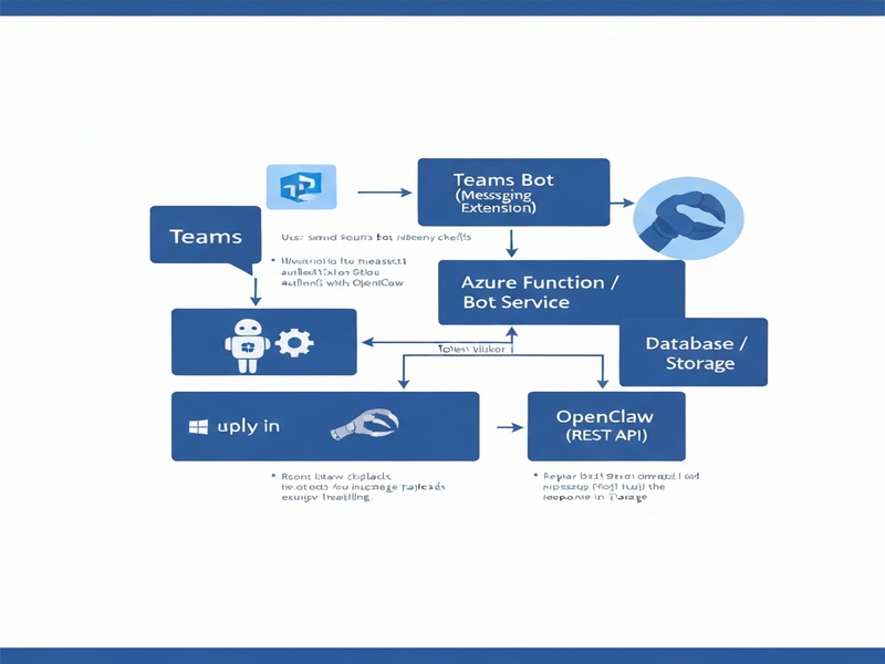 OpenClaw‑Teams integration diagram