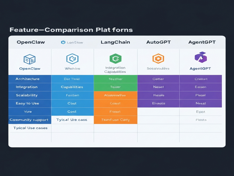 Feature comparison matrix
