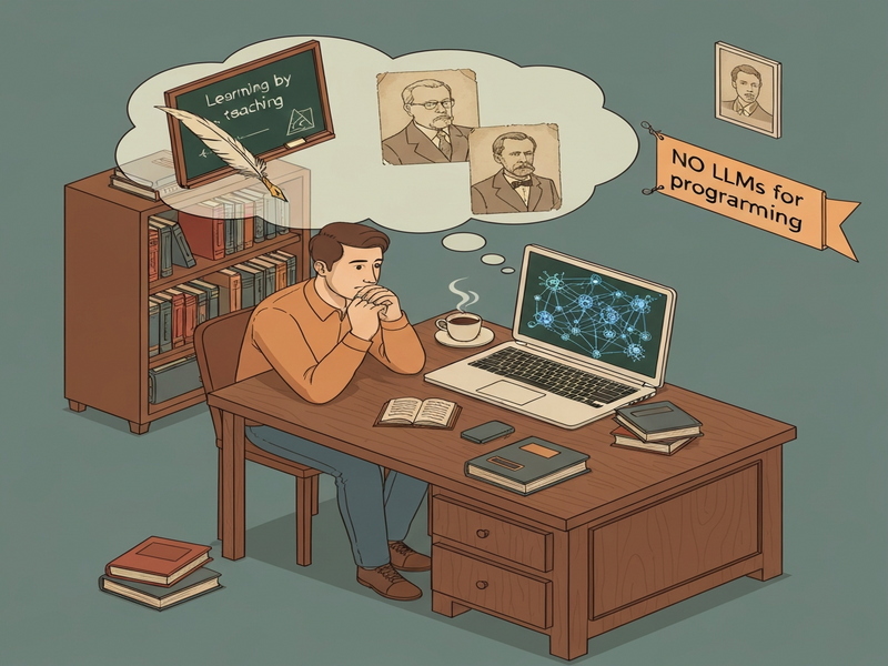 Illustration of why developers avoid LLMs for programming