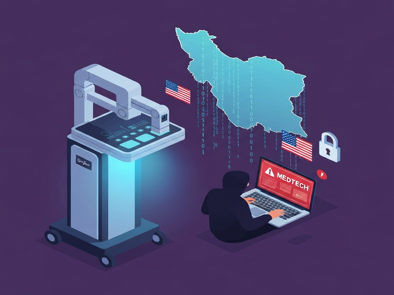 Stryker cyberattack illustration