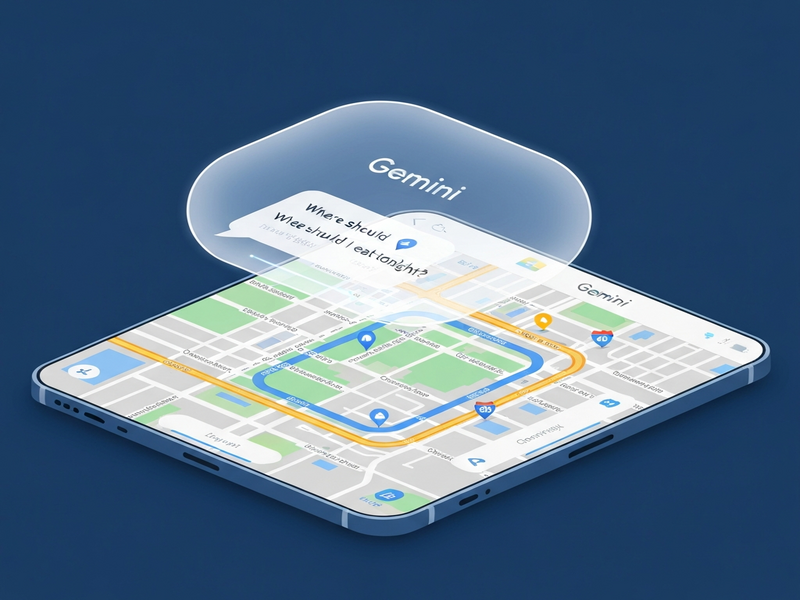 Google Maps Ask Maps illustration