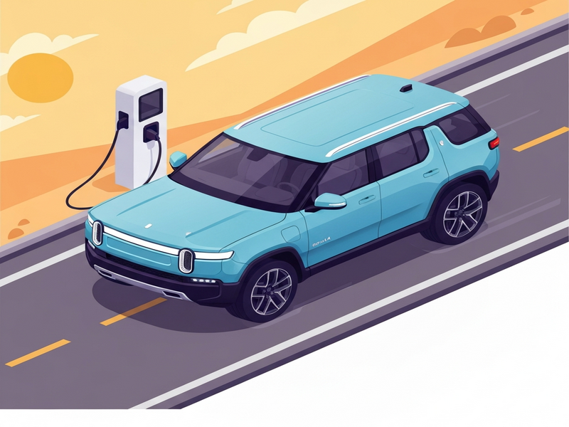 Rivian R2 electric SUV concept rendered with AI