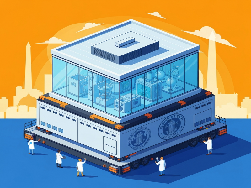 White House climate lab relocation illustration