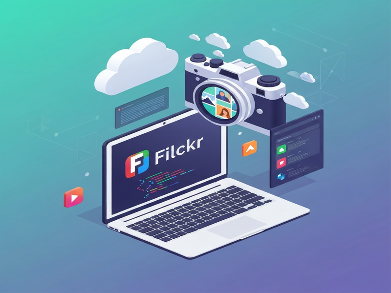 Flickr technology celebration visual