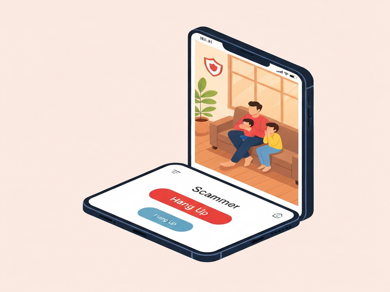 Callers scam hang-up feature illustration