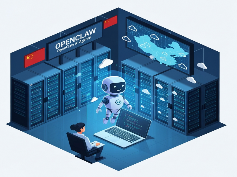 OpenClaw AI agents powering cloud server rentals in China