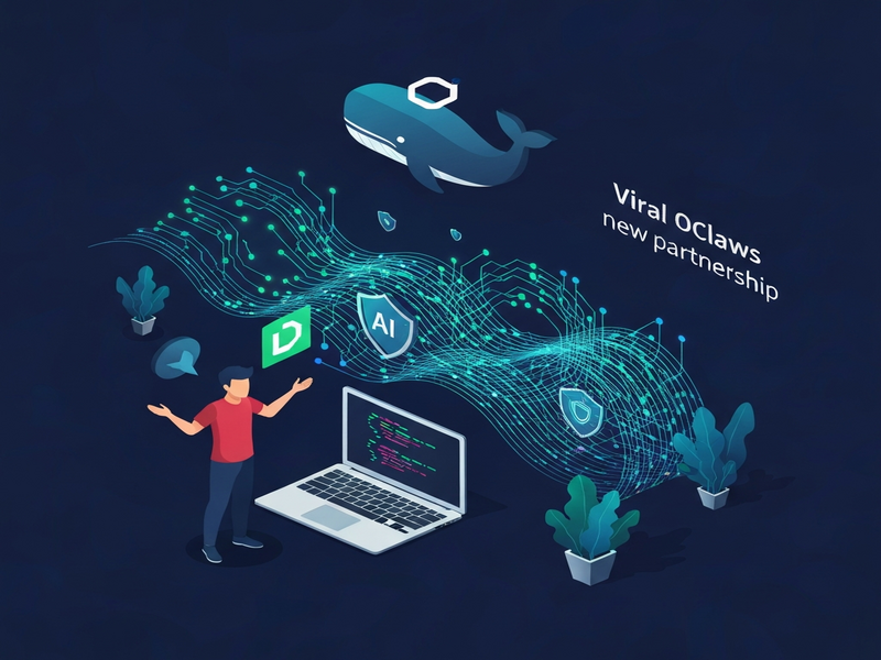 Nanoclaws and Docker partnership illustration