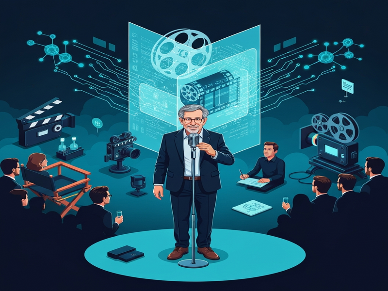 Steven Spielberg speaking at SXSW about AI