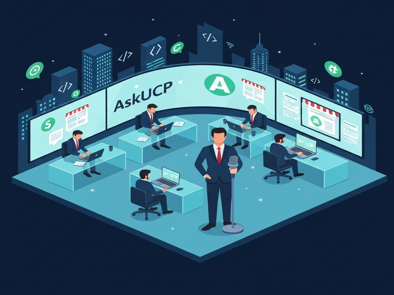 AskUCP dashboard illustration