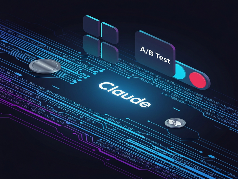Claude silent A/B test illustration