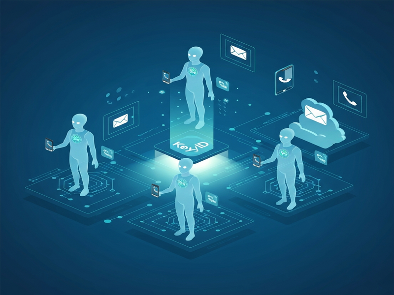 KeyID free email and phone infrastructure illustration