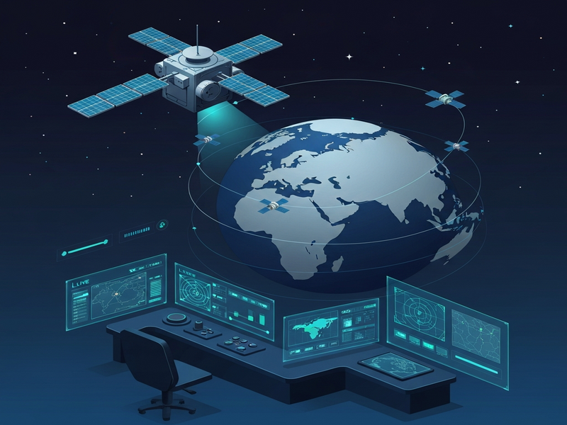 Spy Satellite Simulator Visual